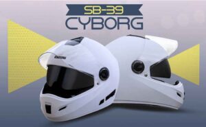 Steelbird Cyborg Double Visor Full Face Helmet