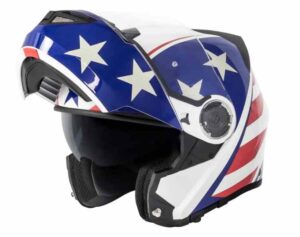 VCAN VX28 Full Face Modular Flip-Up Motorcycle Helmet