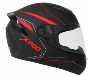 TVS XPOD Aerodynamic Helmet for Men-ISI Certified