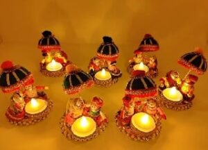 Dolls Decorative Tealight Candle Holder