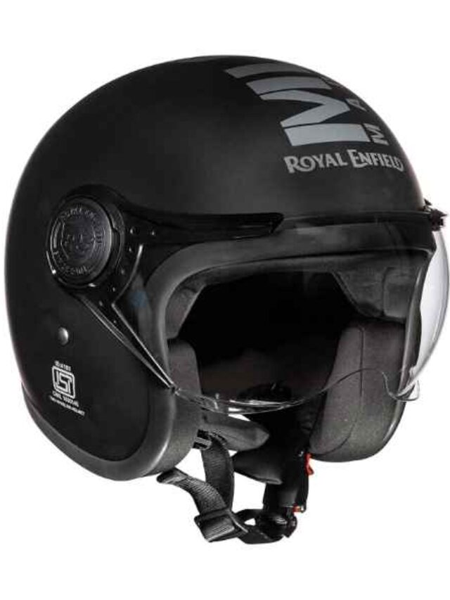 Best Royal Enfield OP MLG (V) Open Face with Visor Helmet