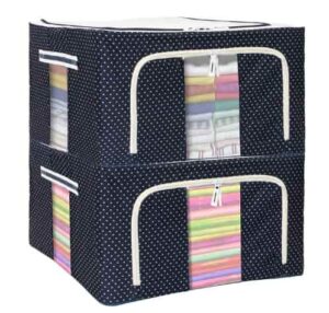 Clothes Storage Box Foldable Steel Frame