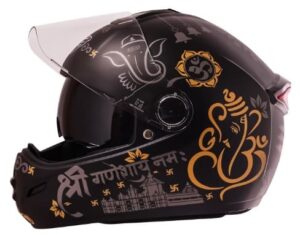 Steelbird SBH-34 Jai Shree Ganesha Reflective Helmet